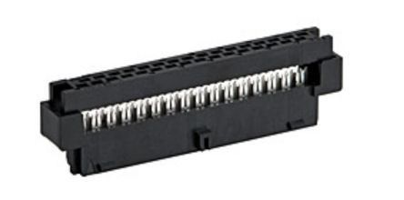 Molex Connecteur Femelle Pour CI, 16 Contacts, 2 Rangées, 2mm, Traversant, Droit