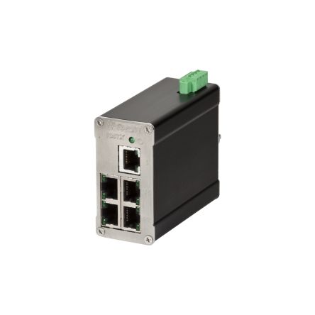 Red Lion Industrial-Ethernet-Switch, 5 X RJ45 Für DIN-Schienen