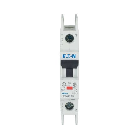 Eaton Moeller MCB Leitungsschutzschalter Typ C, 1-polig 20A 240 → 415V, Abschaltvermögen 10 KA XEffect