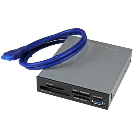 StarTech.com Kartenlesegerät Intern USB 3.0, 6 Anschl. Für Compact Flash Typ I, Compact Flash Typ II, HC-MMC, HS-Memory