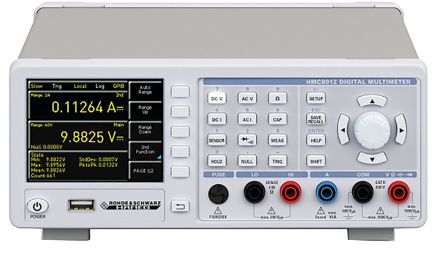 Rohde & Schwarz HMC8012, TischTFT LCD Digital-Multimeter, CAT I, CAT II 750V Ac / 10A Ac, 250MΩ, ISO-kalibriert