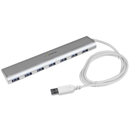 StarTech.com, USB 3.0 USB-Hub, 7 USB Ports, USB A, USB, Netzteil, 183 X 37 X 18mm