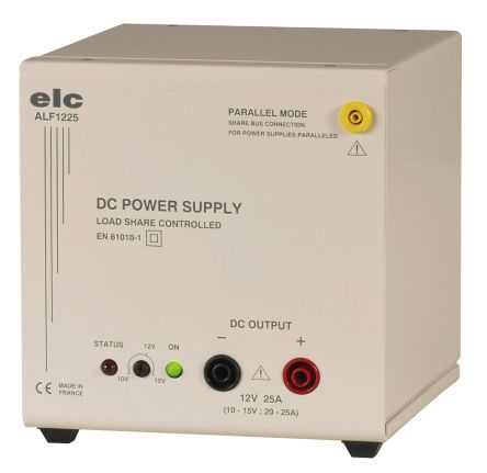 ELC Fuente De Alimentación De Banco ALF1225, 1 Salida/s, 10V, 25A, 300W