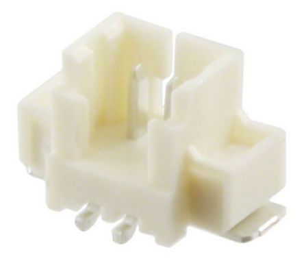 Molex PicoBlade Series Straight Surface Mount PCB Header, 2 Contact(s), 1.25mm Pitch, 1 Row(s), Shrouded