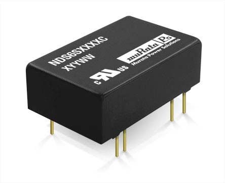 Murata Power Solutions Murata NDS6 DC/DC-Wandler 6W 24 V Dc IN, 5V Dc OUT / 1.2A 1.5kV Dc Isoliert
