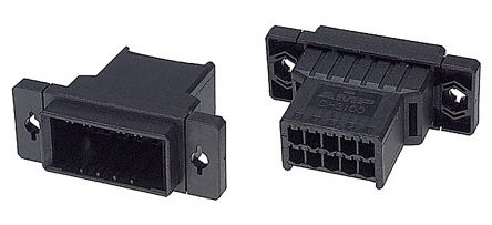 TE Connectivity Dynamic 3000 Steckverbindergehäuse Stecker 3.81mm, 10-polig / 2-reihig Gerade, Kabelmontage Für
