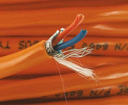 Alpha Wire Alpha Essentials Datenkabel, 1-paarig 0,33 Mm² Ø 4.97mm Folie Schirmung PVC Isoliert Twisted Pair Orange