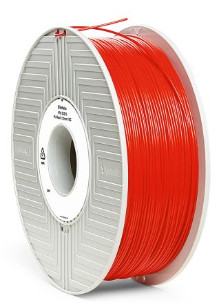 Verbatim 1.75mm Red PLA 3D Printer Filament, 1kg