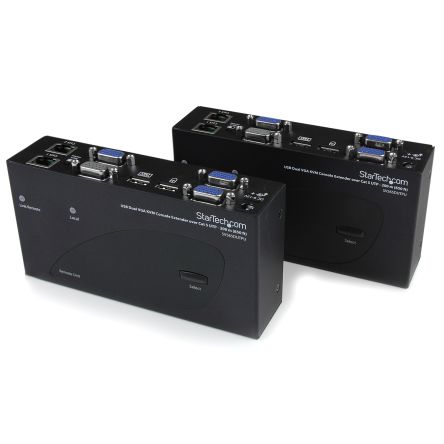 StarTech.com KVM-Extender Typ Extender-Paar VGA 2 Anschlüsse USB 2 Displays CATx