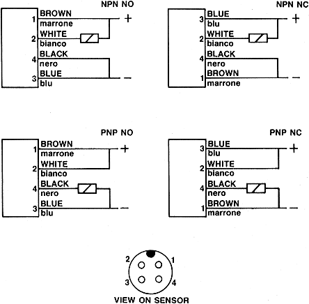 RS PRO Retro-reflective Photoelectric Sensor 4 m Detection ... m12 wire diagram 