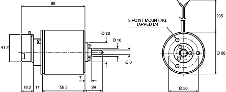 RS PRO 30 W Servo Motor, 24 → 30 V dc, 12Ncm, 1600 rpm | RS Components