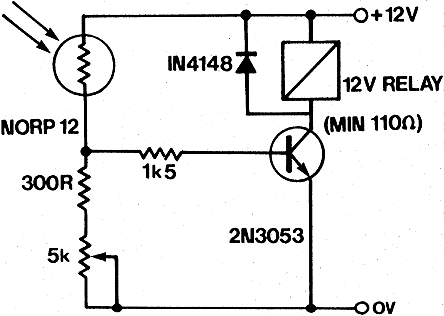 Five Light Dependant Resistor NORPS12      Bag of 5