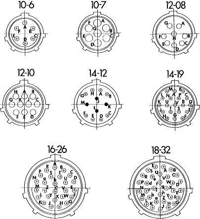 Lot of 8 Amphenol M39029/4-110 Circular MIL Spec Contacts T127116