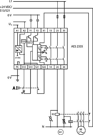 AES2335 | Schmersal Safety Switch/Interlock Safety Relay, 24 → 230V ac ...