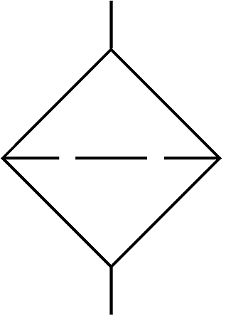 y strainer isometric symbol