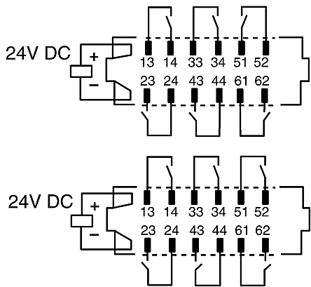 omron继电器24v接线图图片