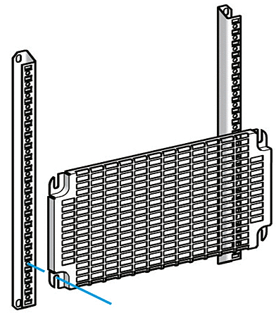 Sercage- Ecrou cage acier acier M4-Pour Baie 19 pouce-sachet de 100 pieces  - Eshop-Simaf