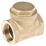 RS PRO, RS PRO Brass Single Check Valve, BSPP 3/8in, 12 bar, 486-170