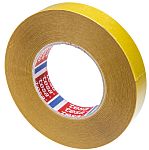 RS PRO White Double Sided Paper Tape, Non-Woven Backing, 15mm x