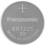 CR-2477/BN Panasonic, Panasonic CR2477 Button Battery, 3V, 24.5mm Diameter, 513-2900