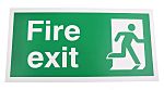 directional fire exit signs