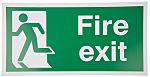 directional fire exit signs