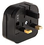 RS PRO, RS PRO UK to Europe Travel Adapter, Rated At 7.5A, 668-3698