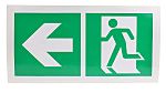 directional fire exit signs