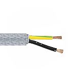 6mm Transparent Control Clear Flex 50m Drum Braided SY Cable 2-7 Core 0.75mm 