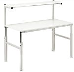 WM550-XJ, Black & Decker Portable Steel Workbench, 160kg Max Load,  Adjustable Height, 775mm x 610mm