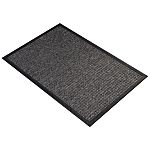 RS PRO Anti-Slip, Entrance Mat, Rubber Scraper, Indoor Use, Black, 900mm  1.8m 10mm