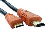 RS PRO 4K High Speed Male HDMI to Male Mini HDMI Cable, 10m