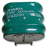 Pile bouton rechargeable Varta 6V, 300mAh, 25.1mm, NiMH, CP300H