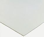 RS PRO Gummimatte Nitril, Weiß, 1.5m x 3mm x 500mm 1.5g/cm³
