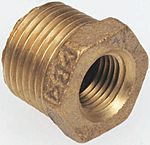 RS PRO Brass Compression Fitting, Straight Coupler