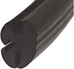 RS PRO, RS PRO Black PVC Edge Protection, 20m, 619-1512