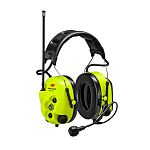 Casque de protection auditif Bluetooth cote de réduction du bruit de 24 dB  3M WorkTunes, noir/jaune