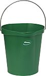 14L Plastic Black Bucket With Handle