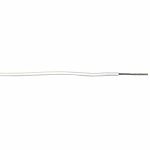 RS PRO White 0.75 mm² Hook Up Wire, 18 AWG, 24/0.2 mm, 100m, PVC Insulation