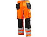 Helly Hansen Alna Yellow/Navy Hi Vis Work Trousers, 40in Waist Size