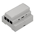 Boîtier de jonction électronique, facile à installer SGKJ Boîte de  protection de distribution 6WAY Taille compacte Rail DIN 6 voies avec  couvercle