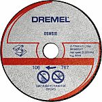 SC456B, Disco de corte Muy Fino de Óxido de Aluminio Dremel, P60, Ø 38mm x  1.12mm, RPM máx. 35000rpm