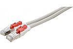 858438  Câble Ethernet catégorie 6a S/FTP Dexlan, Vert, 2m Avec