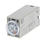 H3CR-A AC24-48/DC12-48, Temporizador multifunción Omron H3CR, 12 → 48 V  dc, 24 → 48V ac, 5A, 2 contactos, tempo. 0.05 s →