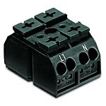 2273-205, Wago 2273 COMPACT PUSH WIRE Series Junction Box Connector,  5-Way, 24A, 20 → 16 AWG Wire, Push-In Termination