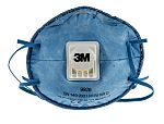 3M 9900 Speciality Series Respirator Mask for Nuisance Odour Protection, FFP2, Valved, Moulded, 10 per Package