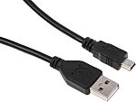 RS PRO USB 2.0 Cable, Male USB A to Male Mini USB B Cable, 500mm