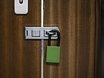 RS PRO Green 1-Lock Aluminium, Nylon Safety Lockout, 6.4mm Shackle