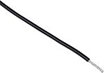 RS PRO Black 0.5mm² Hook Up Wire, 20 AWG, 16/0.2 mm, 100m, PVC Insulation