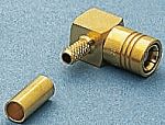 Amphenol RF, Plug Cable Mount SMB Connector, 50Ω, Crimp Termination, Right Angle Body